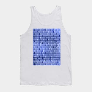 Blue bricks, wall surface stylization Tank Top